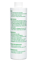 Cosco Green Soap being used to cleanse skin during a tattoo session.