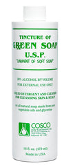 Cosco Green Soap squeeze bottle for easy dilution and application during sessions.