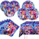 Cosershow Demon Hunters 7-inch plates for kid-friendly party dining.