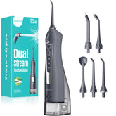 COSLUS C20 water flosser front view showing portable design
