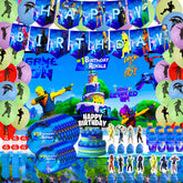 Cosmic Party gaming balloons bundle adds vibrant color to your party decor