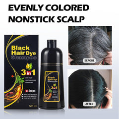 Cosmpro 3-in-1 dye shampoo with paraben-free formula for at-home color and care.