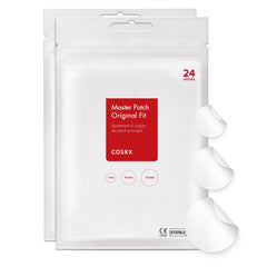 COSRX Acne Pimple Patch original close-up showing hydrocolloid technology for blemish care