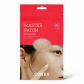 COSRX Master Patch Intensive on a pimple for discreet coverage and targeted blemish care
