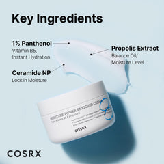 COSRX propolis-ceramide layer image highlights a stronger moisture barrier.