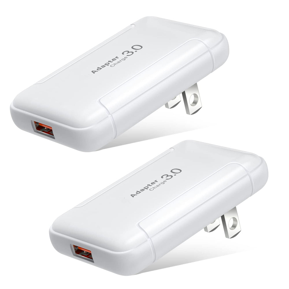 Costyle Slim Flat USB Wall Charger front view highlighting ultra-slim profile.