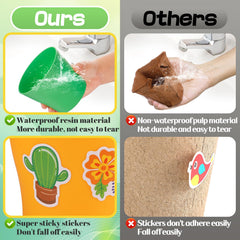 Cosweet writable cards in five colors for labeling and notes during activities.