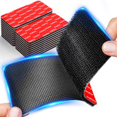 CosyGo adhesive hook-and-loop strip demonstrates strong grip on multiple surfaces