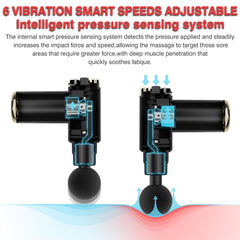 cotsoco Massage Gun 6 speeds for customizable intensity across sore areas