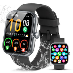 Coucur Smartwatch with 1.96 inch HD display for vivid outdoor viewing.