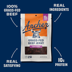 Country Archer Teriyaki jerky enjoyed as a road trip snack.