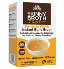 Country Farms Skinny Broth pour into a mug for a comforting protein boost.