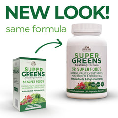 Country Farms Super Greens wheat grass kale blend image showcases greens-rich nutrition.