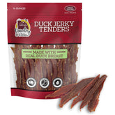 Country Kitchen Duck Jerky Tenders packaging highlights real duck for high-protein snacking.