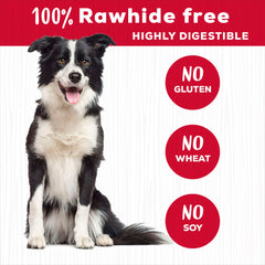 Country Kitchen Real beef ingredients—high-quality, rawhide-free chew.