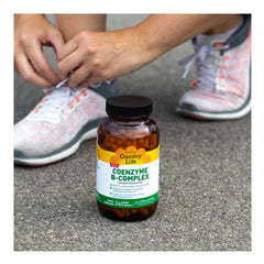 Country Life Coenzyme B-Complex bottle front, ready for daily use.