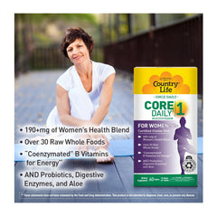 Country Life CORE Daily-1 probiotic blend supports gut-friendly nutrition
