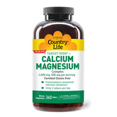 Country Life Target-Mins bottle close-up highlighting the calcium magnesium formula.