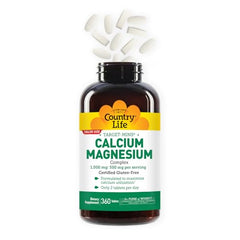 Country Life Target-Mins bottle label displaying gluten-free, high-potency minerals.