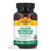 Country Life Target Mins bottle showing the calcium magnesium potassium blend for daily mineral support.