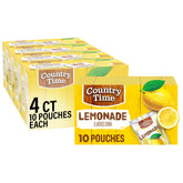 Country Time Lemonade Ready to Drink Pouches in a box, perfect for family gatherings.