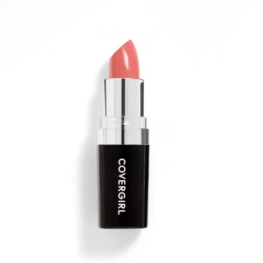 CoverGirl Continuous Color Lipstick Bronzed Peach 015 front view, creamy finish with instant moisture.