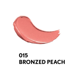 CoverGirl Continuous Color Lipstick Bronzed Peach 015 swatches reveal rich color payoff.
