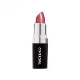 CoverGirl Continuous Color Lipstick Iced Mauve 420 bottle provides creamy moisture for smooth lips.