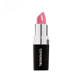 CoverGirl Continuous Color Lipstick Smokey Rose 035 front view shows creamy shade and moisture.