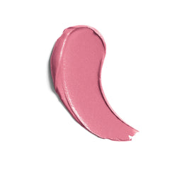 Lip swatch of Smokey Rose 035 on the lips highlighting lasting color and hydration.