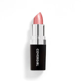 CoverGirl Continuous Color Lipstick Sugar Almond 010 close-up showing moisture-rich formula for smooth lips.
