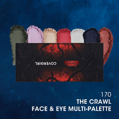 CoverGirl The Crawl palette interior mirrors help perfect symmetry on the go.
