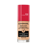 CoverGirl Outlast Extreme Wear classic ivory bottle demonstrates long-lasting coverage with SPF 18.