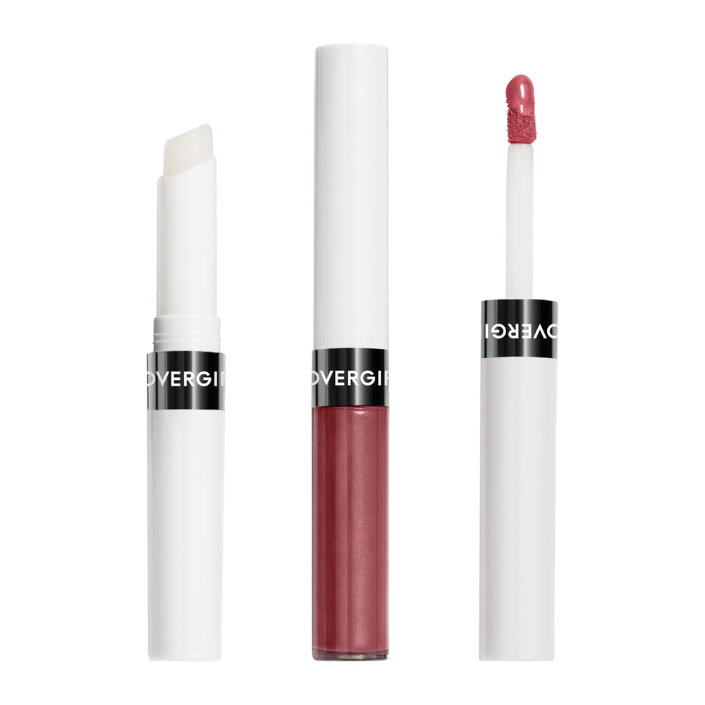 Covergirl Outlast lip color in Good Mauve tube showing long-lasting nude shade