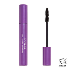 CoverGirl mascara curved brush lifts and adds volume for defined eyes.