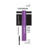 CoverGirl Professional Remarkable Waterproof Mascara wand highlights defined, smudge-resistant lashes.