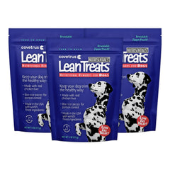 Low-fat, 7-calorie Covetrus Lean Treats as a snack option.