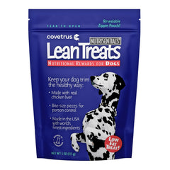 Covetrus Nutrisential Lean Treats package with soft chicken bites, ideal for low-fat rewards