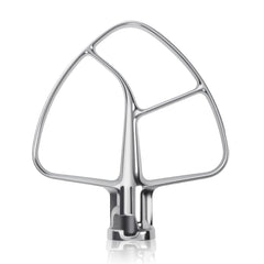Cowbright K45B flat beater in stainless steel for consistent mixing.