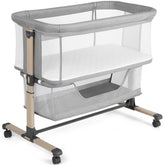 Cowiewie bassinet bedside sleeper beside bed for quick access at night