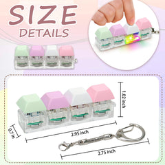 COZYMATE Macaroon2 color-changing-led shows dynamic lighting as you press keys.