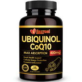 Cozynol Ubiquinol CoQ10 softgels bottle showing the combined antioxidant blend.