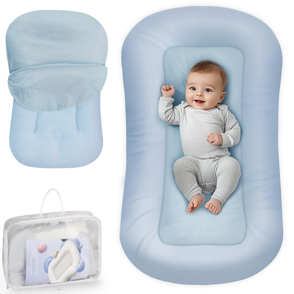 Cpzzkq infant support cushion with cover included ready for supervised tummy time