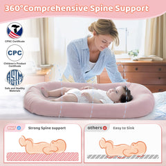 Cpzzkq infant cushion for tummy time supports supervised activity