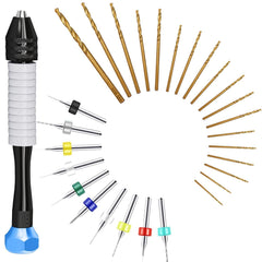 Craft911 pin vise hand drill setup for precise manual drilling tasks.