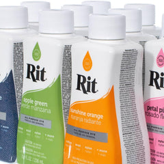 Craft County Rit Dye Golden Yellow bottle to brighten fabrics and decor