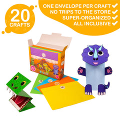 Craftikit labeled envelopes organize projects for easy selection