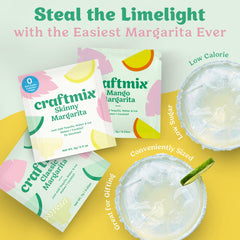 Craftmix Classic Margarita packet for traditional flavor in minutes at home.