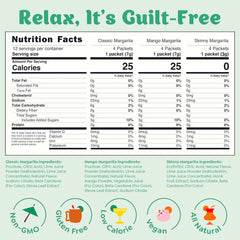 Craftmix Skinny Margarita packet for low-calorie cocktails at home.