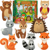 Craftorama Sewing Kit for Kids busy-crafting-at-table keeps little hands busy and builds fine motor skills.
